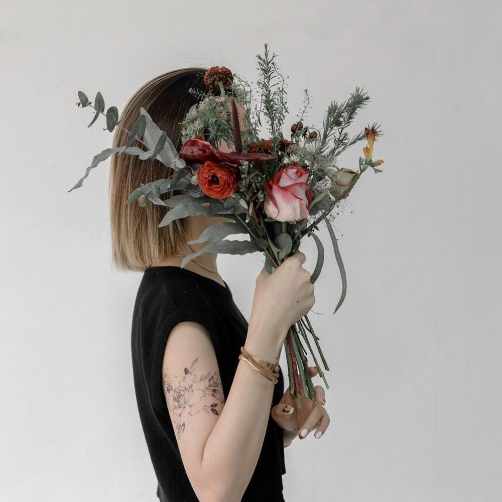 🌸 DIY Flower Basket 10 stalks