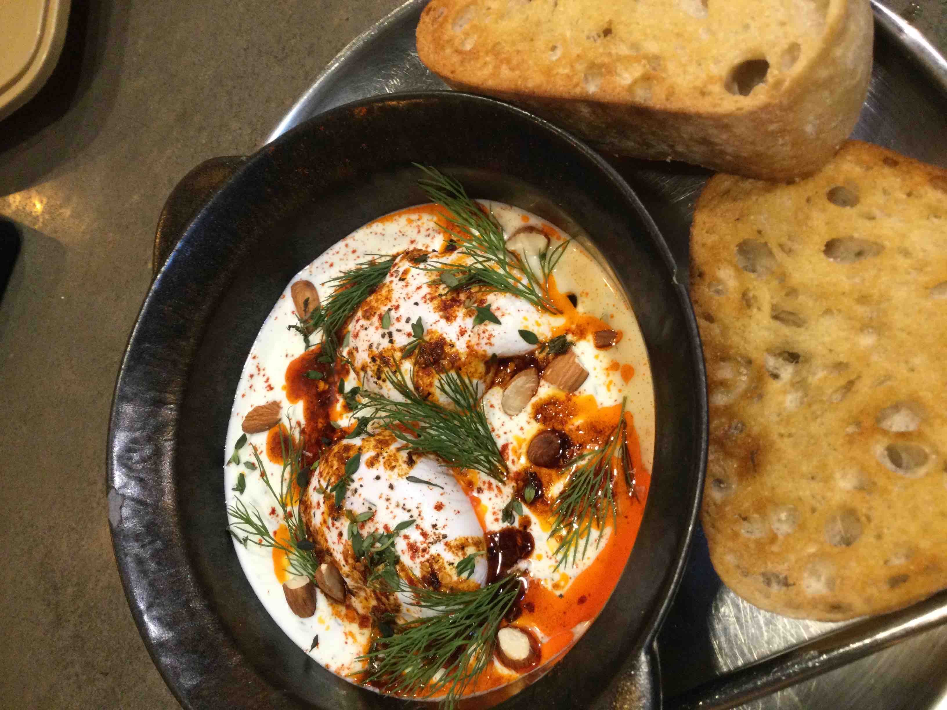 Trukish Eggs With Sourdough