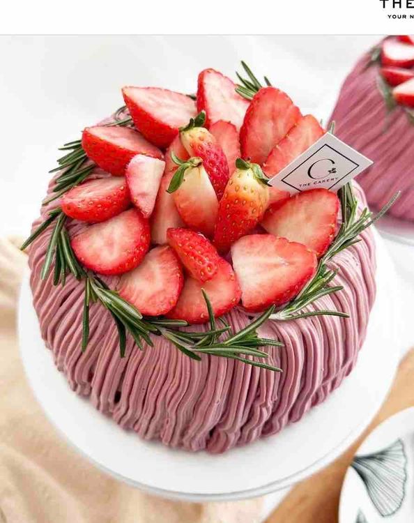 6inch Berry Mochi Cotton Cake 